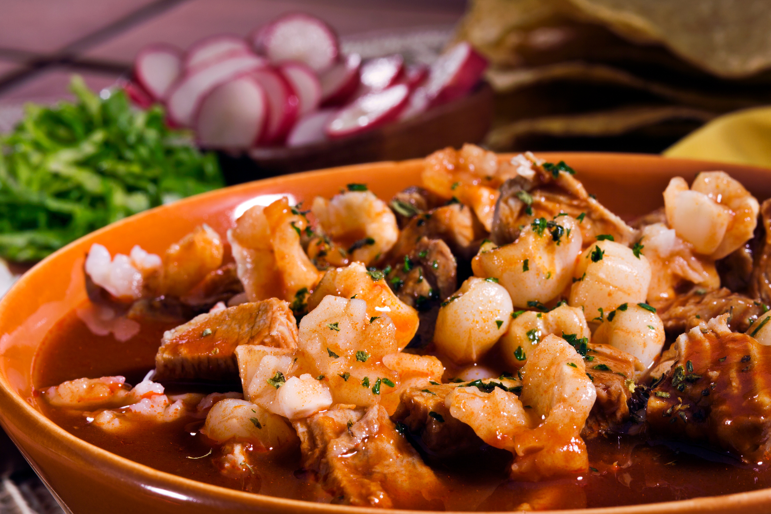 Mexican red pozole